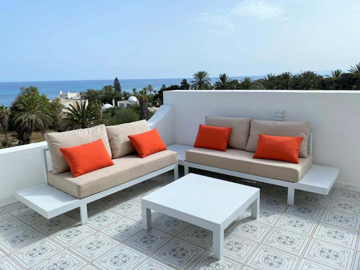 Roof Top Pied Dans L'Eau Panoramic View, 80 Meters From Seaside Hammamet Ngoại thất bức ảnh