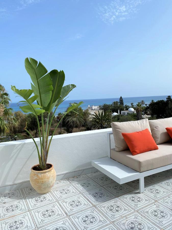 Roof Top Pied Dans L'Eau Panoramic View, 80 Meters From Seaside Hammamet Ngoại thất bức ảnh