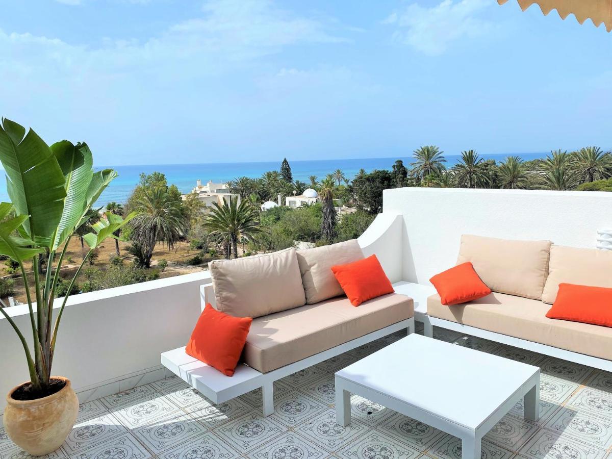 Roof Top Pied Dans L'Eau Panoramic View, 80 Meters From Seaside Hammamet Ngoại thất bức ảnh