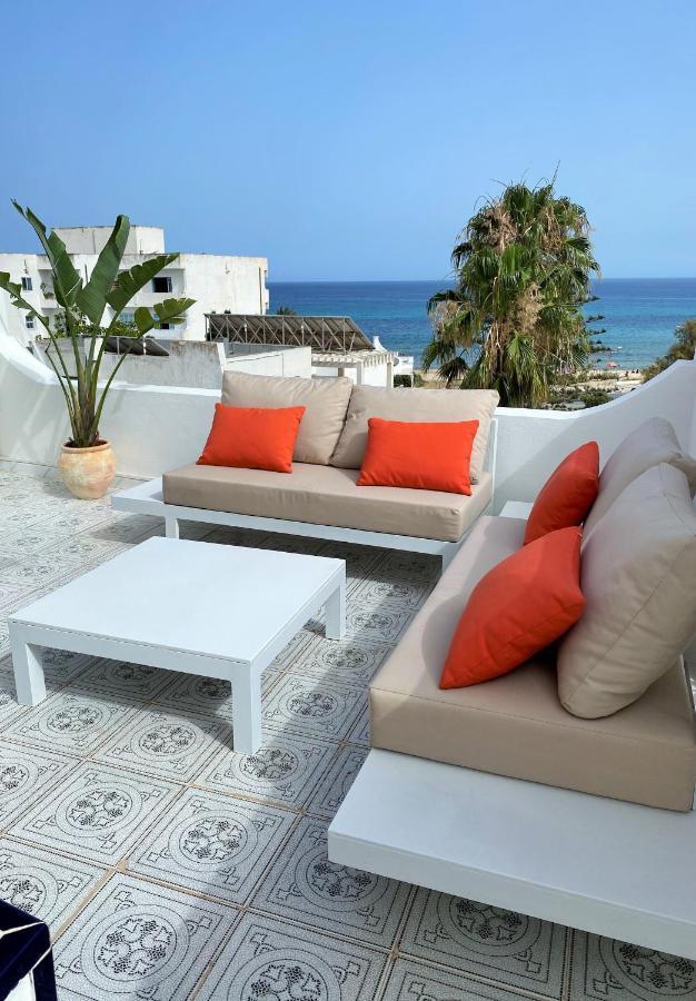 Roof Top Pied Dans L'Eau Panoramic View, 80 Meters From Seaside Hammamet Ngoại thất bức ảnh